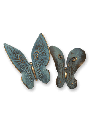 Ornament av sommerfugler i bronse fra Sigvartsen Steinindustri